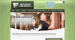 Desktop Screenshot of ohiosportsandspine.com